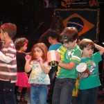 Kids dancing with instruments